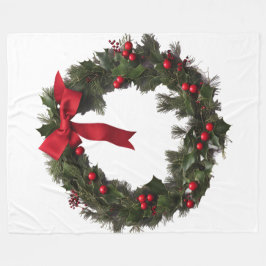 KERSTFESTON Fleece Dekbed Deken