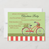 kerstfiets kaart (Voorkant)