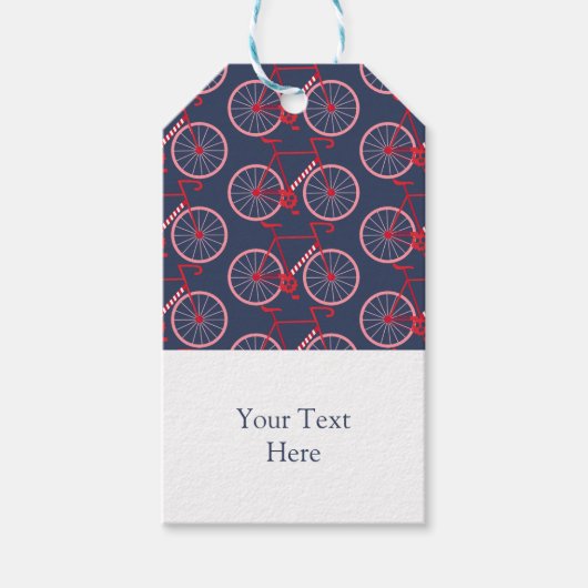 Kerstfietsen Cadeaulabel (Voorkant)