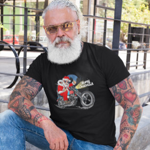 Kerstfietser Kerstmis Kerstmis Nachtraad T-shirt