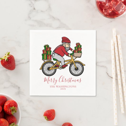 Kerstfietser Servet (Insitu)