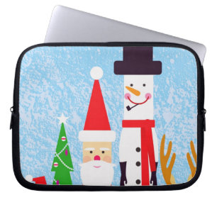 kerstfiguren laptop sleeve