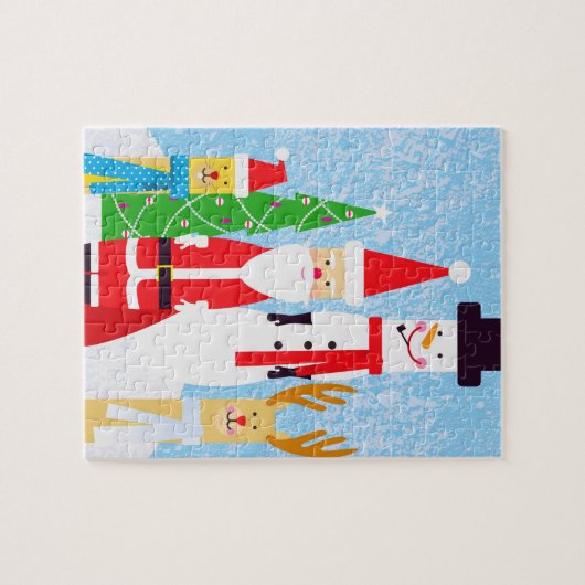 kerstfiguren legpuzzel (Horizontaal)