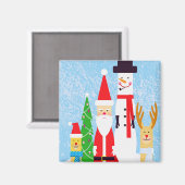 kerstfiguren magneet (Voorkant / Achterkant)