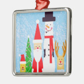 kerstfiguren metalen ornament (Links)