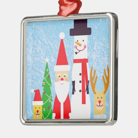 kerstfiguren metalen ornament (Links)