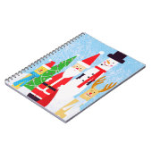 kerstfiguren notitieboek (Linkerzijde)