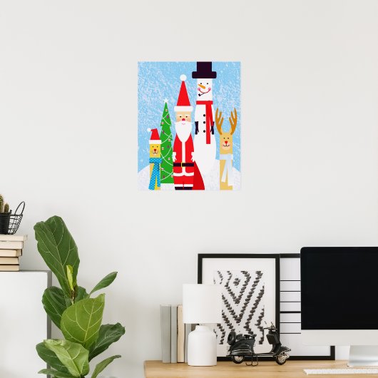 kerstfiguren poster (Thuiskantoor)