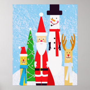 kerstfiguren poster