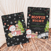 Kerstfilm Avond Kerstfeest Kaart