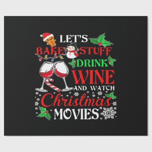 kerstfilm cadeaupapier (Vlak)