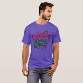 Kerstfilm Citaten grappig T-shirt (Voorkant volledig)