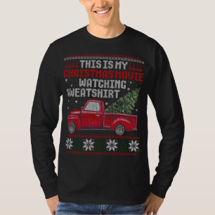 Kerstfilm die kijkt naar volwassenen,  vrachtwagen t-shirt
