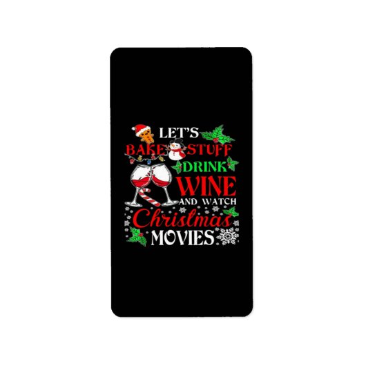 kerstfilm etiket (Voorkant)