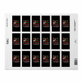 kerstfilm etiket (Full Sheet)