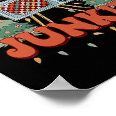 Kerstfilm Junkie Retro Kerstboom Chrism Poster (Hoek)