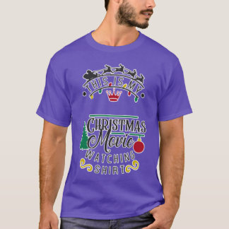 Kerstfilm kijken is leuk t-shirt