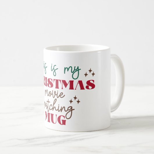 Kerstfilm Kijken Mok - Kerst Mok (Voorkant rechts)