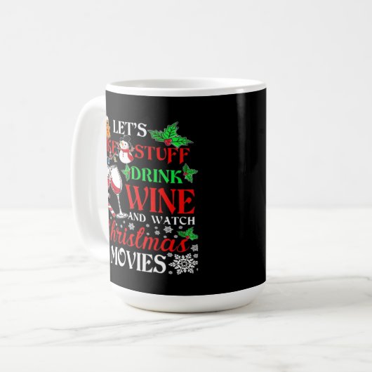 kerstfilm koffiemok (Voorkant links)