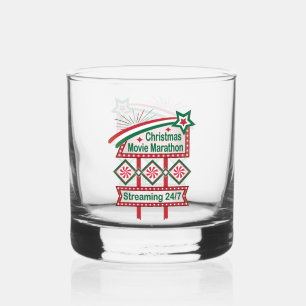 Kerstfilm Marathon Retro Marquee Feestelijk Whisky Glas