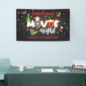 Kerstfilm, nachtbanner spandoek (Beurs)