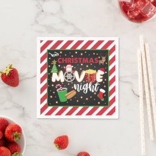 Kerstfilm Night Napkin Servet