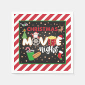 Kerstfilm Night Napkin Servet (Voorkant)