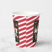 Kerstfilm, night Paper Cup Papieren Bekers (Rechts)
