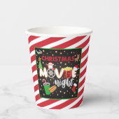 Kerstfilm, night Paper Cup Papieren Bekers (Voorkant)