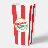 Kerstfilm Night Popcorn Box Bedankdoosjes (Voorkant)