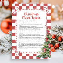 Kerstfilm Trivia Spel