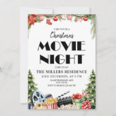 Kerstfilm Uitnodiging, Vakantiefilm Kaart (Voorkant)