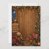 Kerstfilm Verjaardagsfeest Kaart (Achterkant)
