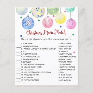 kerstfilmkaartbrochure voor gelijke games flyer