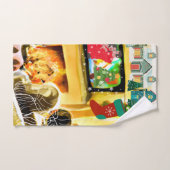 kerstfilms bad handdoek (Handdoek)