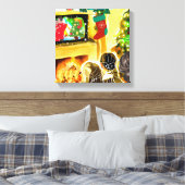 kerstfilms canvas afdruk (Insitu (Slaapkamer))