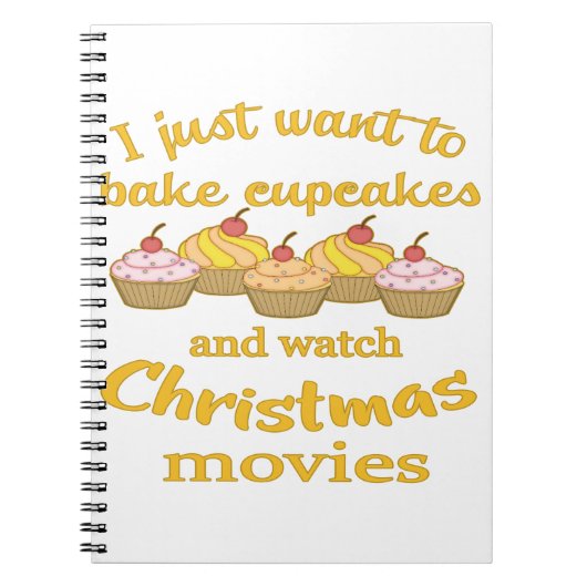 Kerstfilms en bakken notitieboek (Voorkant)