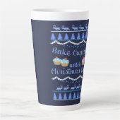 kerstfilms en cupcakes latte mok (Voorkant)