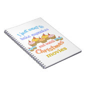 kerstfilms en cupcakes notitieboek (Rechterzijde)
