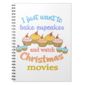 Kerstfilms en Cupcakes Notitieboek (Voorkant)