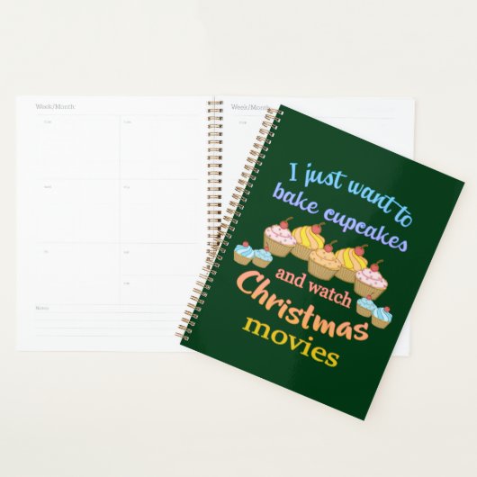 Kerstfilms en Cupcakes Planner (Display)