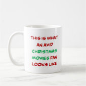 kerstfilms fan, avid koffiemok (Links)