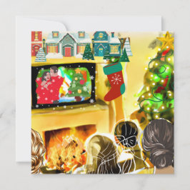 kerstfilms feestdagenkaart