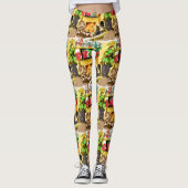 kerstfilms leggings (Voorkant)