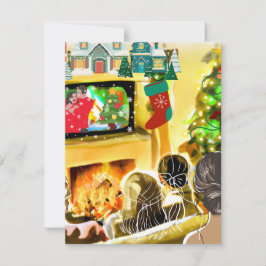 kerstfilms notitiekaartje