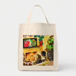 kerstfilms tote bag