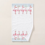 Kerstflamingo Bad Handdoek (Handdoek)
