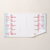 Kerstflamingo Bad Handdoek (Handdoek)