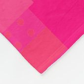 kerstflamingo fleece deken (Hoek)