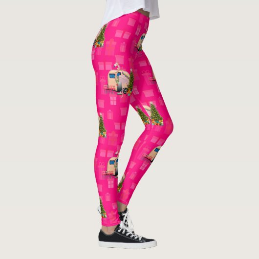 kerstflamingo leggings (Rechts)